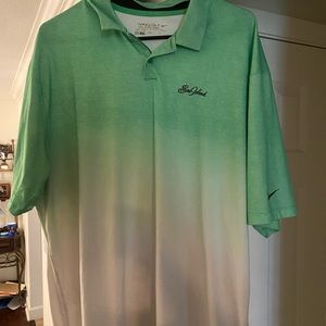 Large Nike Golf Shirt Sea Island Logo
